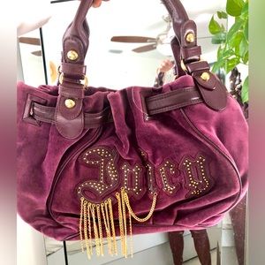 vintage juicy couture handbag. Beautiful purple bag in perfect condition